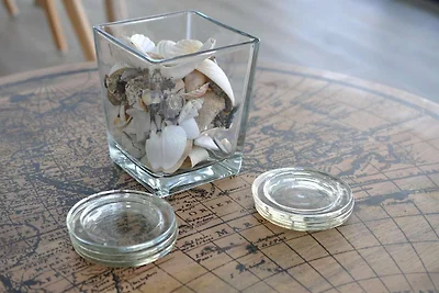 Hausboot im Hafen in Ribnitz-Damgarten