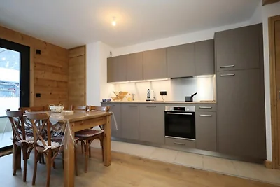 Apartment in Les Houches mit Blick auf den Mo...