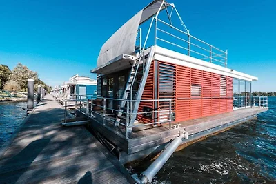 Hausboot in Xanten mit Schwimmbecken