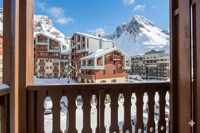Verblijf in de Alpen met balkon in Tignes