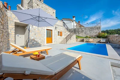 Ferienhaus Pazin mit Poolblick