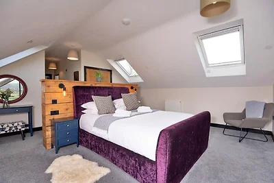 Luxe lodge met zwemspa voor 8 personen