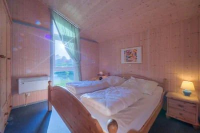 Vakantiehuis met sauna op vakantiepark Mirow