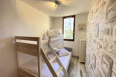 Apartment mit Blick auf die Piste für 7...