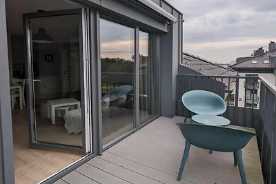 Ferienhaus mit Meerblick für 2 in Dziwnów