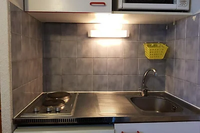 Apartment in Arc 2000 mit Blick auf den Mont...