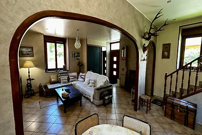 Familienaufenthalt mit Gartenblick für 9...