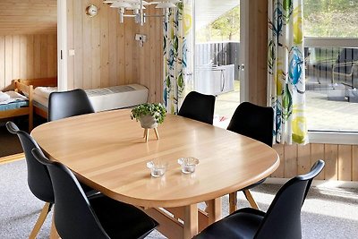 Modernes Ferienhaus auf Jütland mit überdacht...
