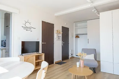 Studio in Belgien mit Meerblick