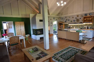 Haus mit Privatstrand am See, Whirlpool und...