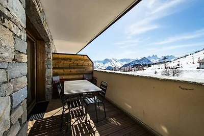 Appartamento sulla pista Marmotte con vasca...