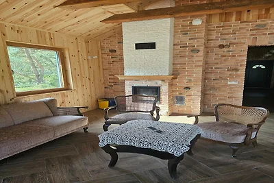 Ferienhaus am Wierzchowo-See mit Privatstrand