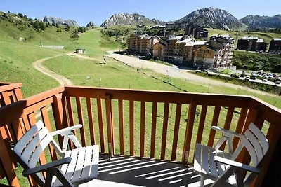 Apartment in Plagne Soleil mit Blick auf die...