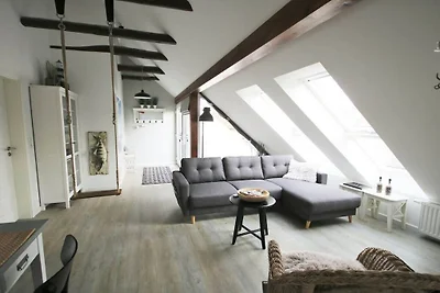 Dachgeschoss im Ferienhaus Seeland