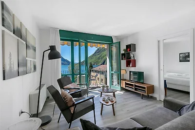 Appartement mit Seeblick auf den Luganersee