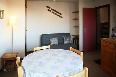 Wohnung in Les Orres mit Blick auf das Tal