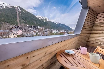 Chalet mit Bergblick für 4 Gäste