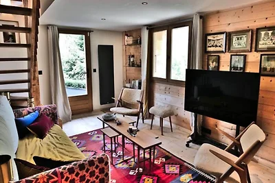 Chalet in Samance mit Blick auf das nordische...