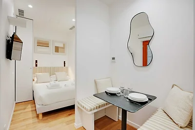 Lichte en gezellige studio -2P- Sentier