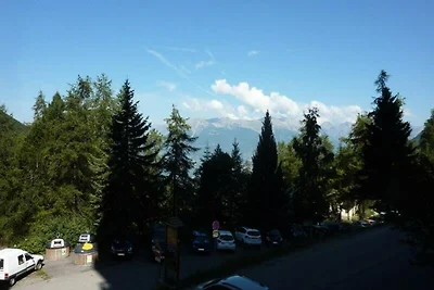 Ferienhaus in Alpen mit Talblick