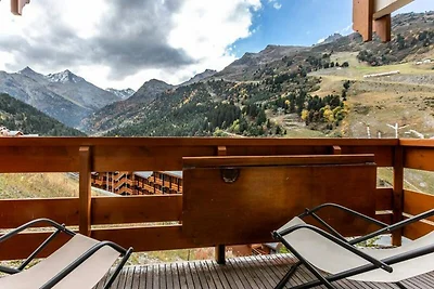 Apartment in Méribel mit Blick auf den...