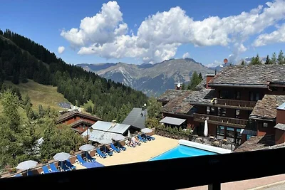 Wohnung in Plagne 1800 mit Bergblick