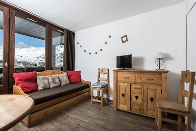 Apartment in Tignes mit Blick auf den...