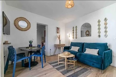 Charmant appartement met 1 slaapkamer en 4 zi...