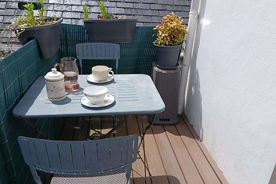 Ferienwohnung mit Balkonterrasse nahe Strand