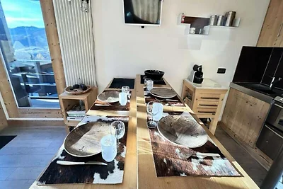 Wohnung in Megève mit Bergblick