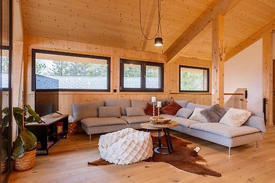 Chalet superior con sauna y jacuzzi.