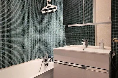 Apartment in Pra-Loup mit Bergblick