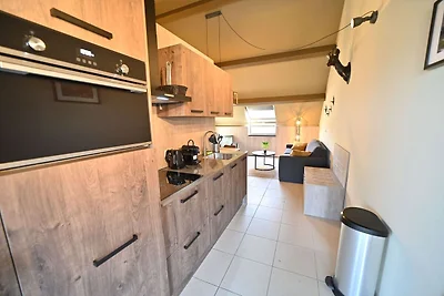 Renoviertes Studio mit Kombimikrowelle