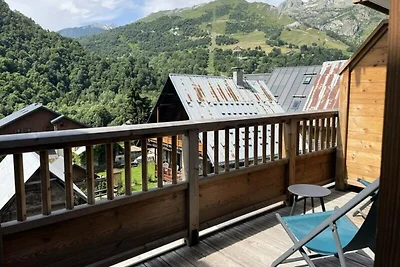 Ferienwohnung in Arves mit Blick auf die...