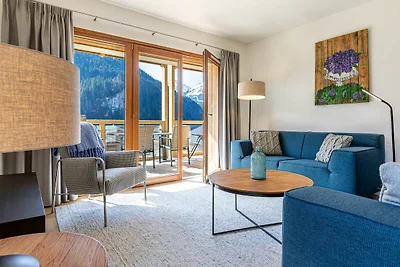 Wohnung in den Alpen mit Wellnesszentrum