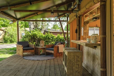 Charmantes Safari-Zelt für Familien-Glamping
