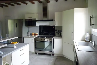 Herenhuis bij Somme-baai en Normandische kust