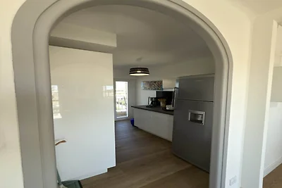 Apartment am Meer mit Balkon und Terrasse
