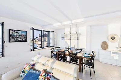 Ferienwohnung in Île-Tudy mit Meerblick