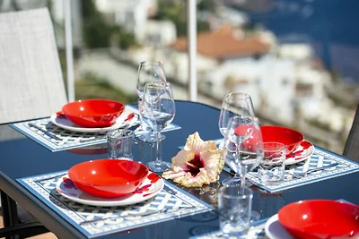 Villa in Praiano mit Meerblick