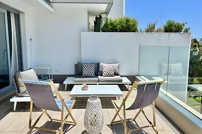 Apartment in Cabopino mit Meerblick