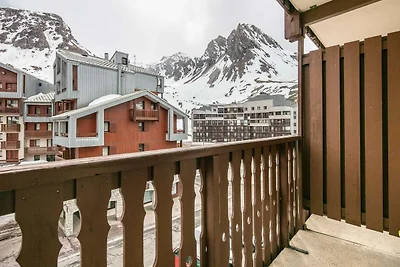 Alpine appartement met 1 slaapkamer in Tignes