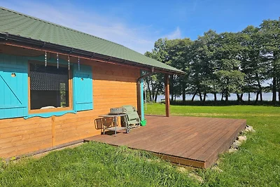 Ferienhaus am Wierzchowo-See mit Privatstrand