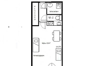 Helles und komfortables Studio mit Bergblick