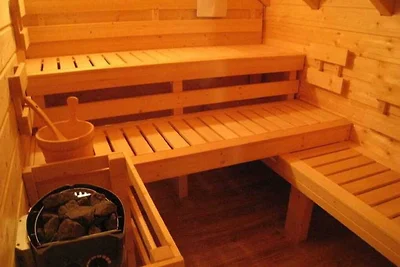 Magnifico chalet in legno con sauna