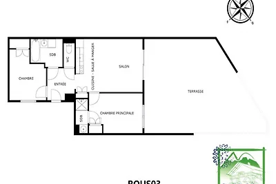 ROUS03 - 3 kamer appartement 4/6 personen - N...