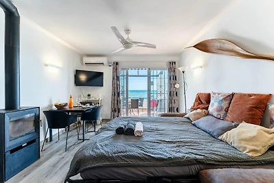 Ferienwohnung mit Meerblick und Terrasse in...