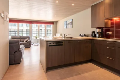 Apartment mit seitlichem Meerblick in Ostende