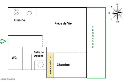 Wohnung in Chavannes bei Skiliften