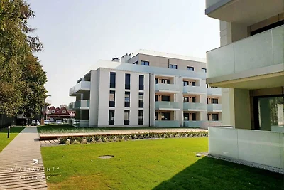 Wohnung nahe Ostsee mit Balkonblick